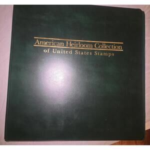 American Heirloom Collection of United States Stamps Binder Album